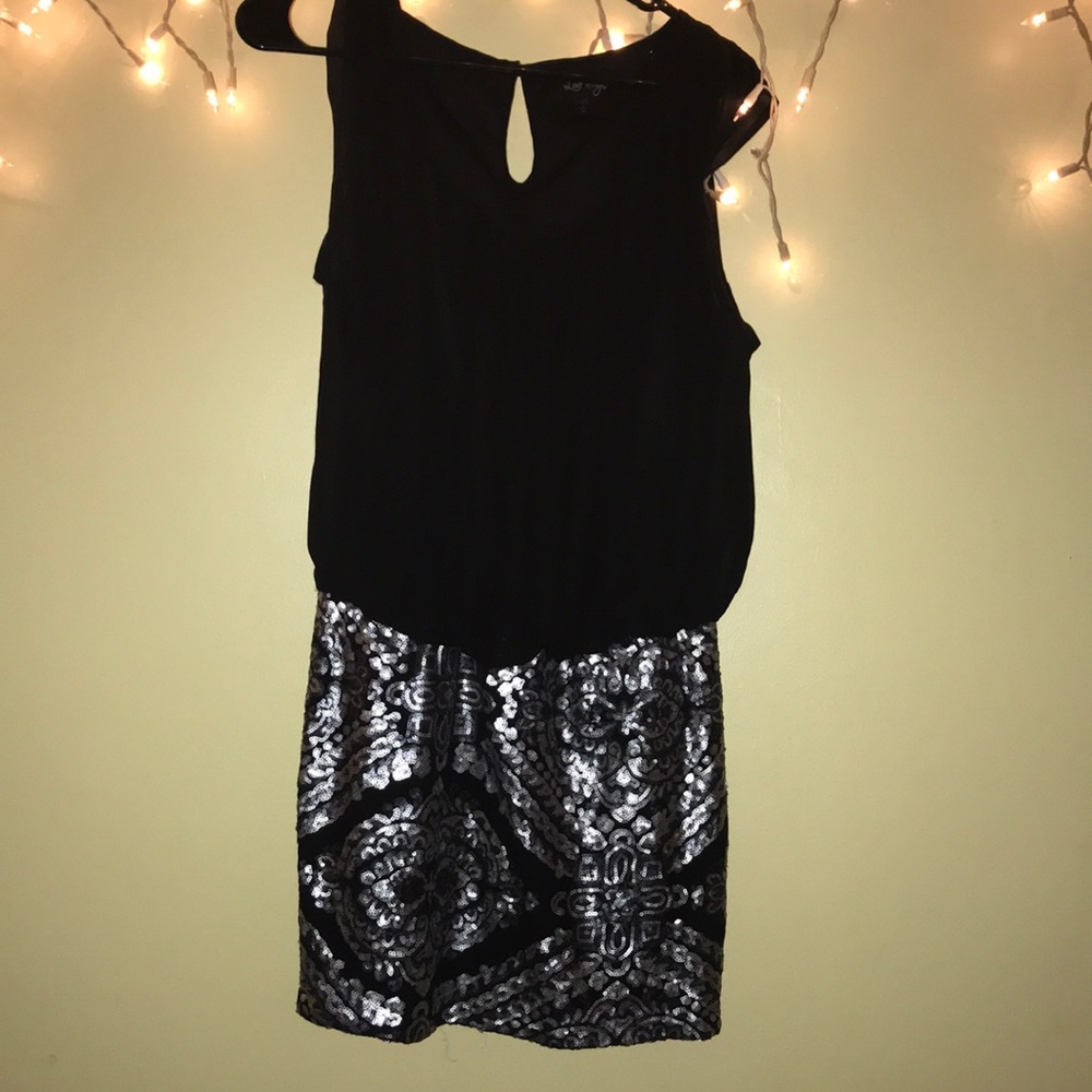 Sparkly Black Semi Formal Dress